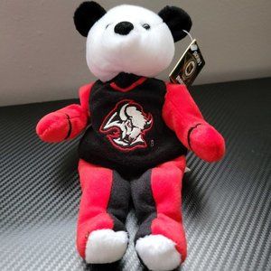 Vintage 2001 Salvino's Bammers NHL Buffalo Sabres Red Black White Bear